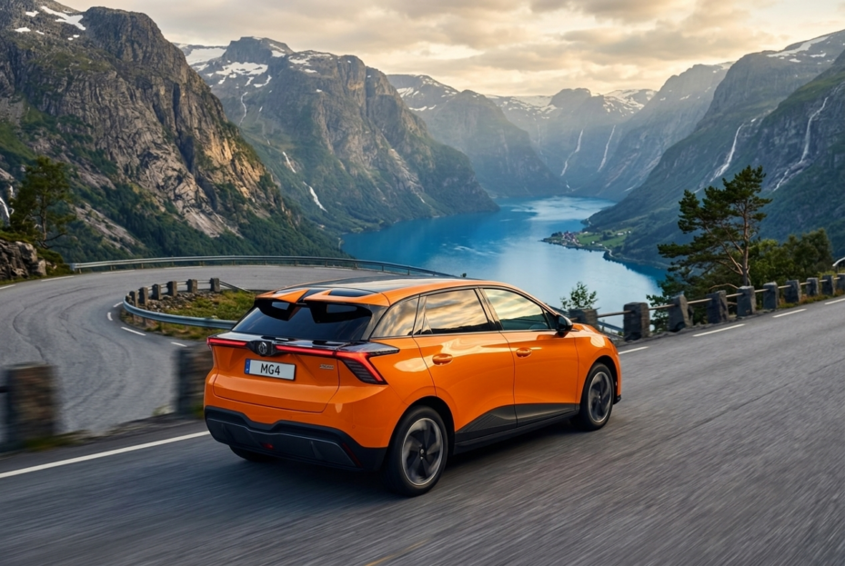 MG4 Electric Luxury elbil med 450 km rekkevidde til leasing under 4 000 kr på Leanor